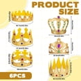 thumbnail image 2 of Crown Aysatogc Birthday King Crown Prince, 6 unidades para niños, 2 of 7