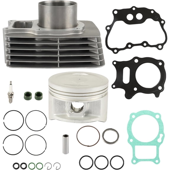 EPOTOOR For Honda Recon 250 Top End Rebuild Kit Cylinder Piston Gaskets 68.5mm 2002-2022