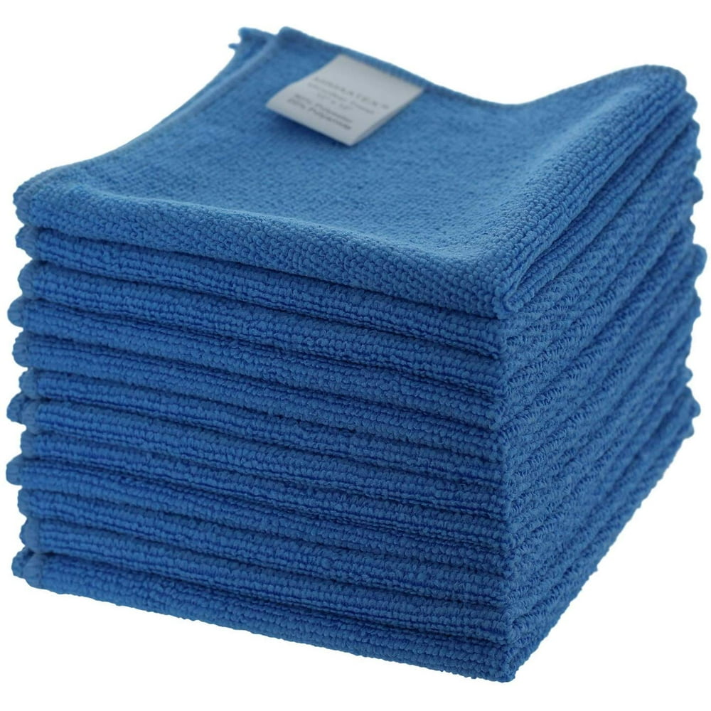 Microfiber Cleaning Towels by MIMAATEX-12 Piece Pack-12x12 Inches ...