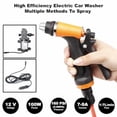thumbnail image 3 of Bomba de hidrolavadora eléctrica inteligente portátil Bang4buck de 100 W, 160 PSI, 12 V, potente kit de lavado con manguera de PVC de 6,5 m para el hogar, el coche, el jardín y proyectos (100 W, mangu, 3 of 5