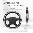 thumbnail image 7 of Picia Spiders Car Steering Wheel Cover, Non-Slip, Breathable, Universal 15 inch, 7 of 7