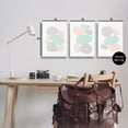 thumbnail image 4 of Stupell Industries Pastel Stones on White Abstract Painting Wrapped Canvas Art Print Wall Art, 16 x 24, Set of 3, 4 of 8