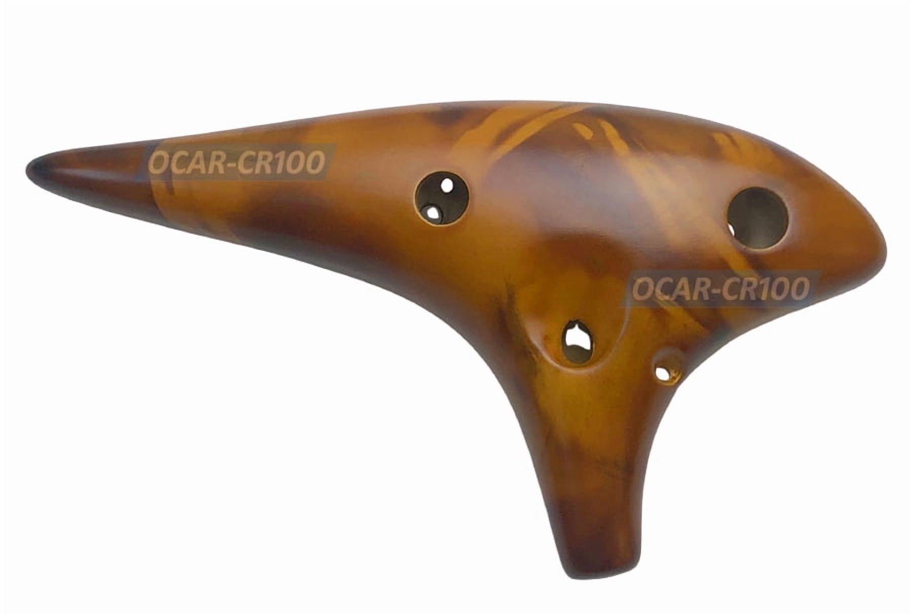 Premium Fine-Crafted Ceramic 12-Hole Alto C Ocarina Flute