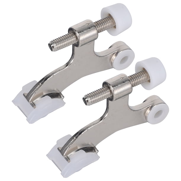 unbranded 2Ud Tope Para Puerta Con Bisagra De Aleación Ajustable Para Protección Y Durabilidad En Color Plateado