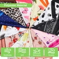 thumbnail image 2 of EEEkit 12pcs Silk Feeling Square Scarves for Women, Mixed Color Hair Neck Head Scarf Set, Handkerchief Bandanas, 19.6in, 2 of 7