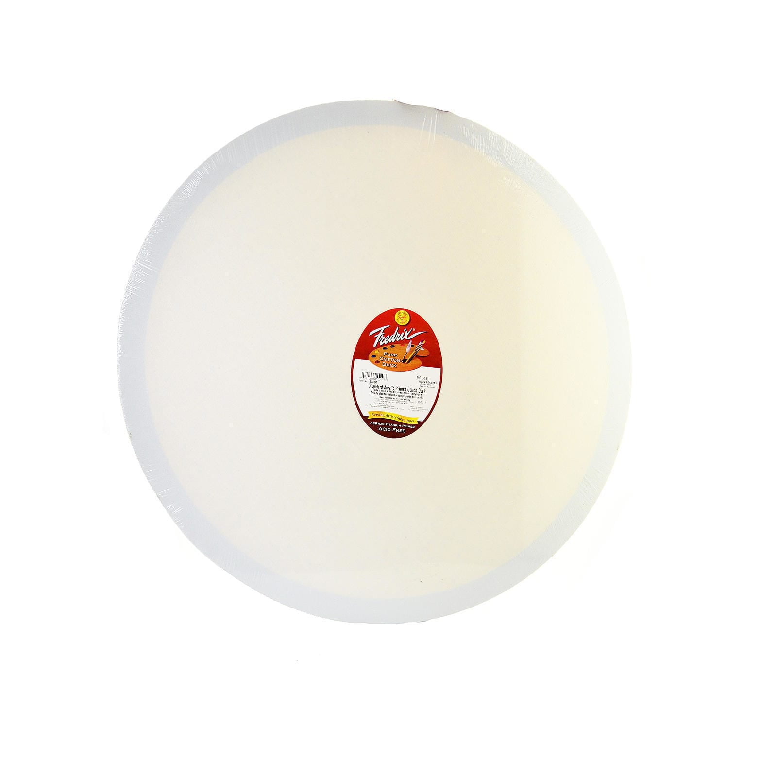 Fredrix Round Stretched Canvas, 10 Fredrix Round Stretched Canvas, 10