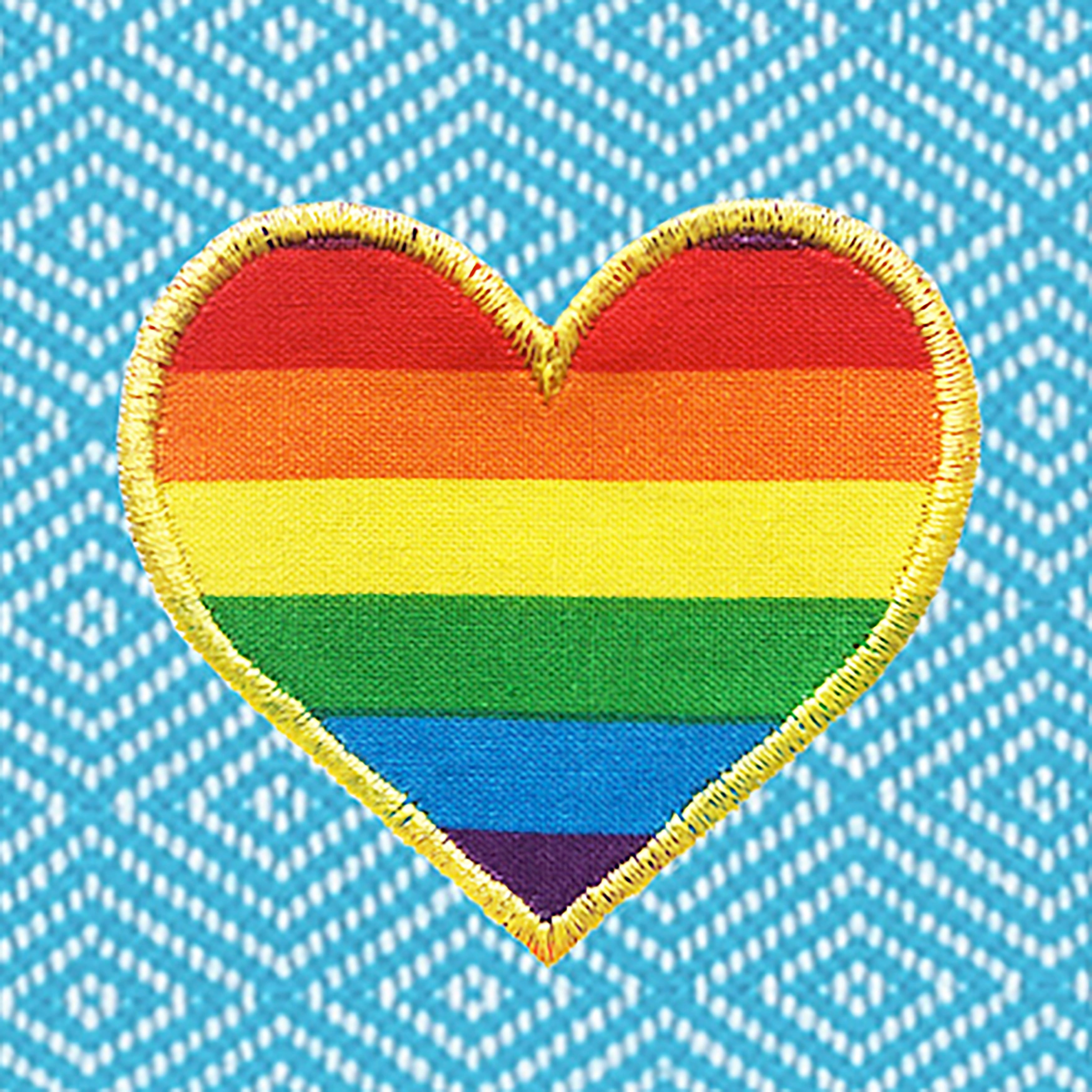 Authentic Hotel and Spa  100% Turkish Cotton Diamond Cheerful Rainbow Heart Pestemal Beach Towel Turquoise