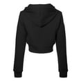 thumbnail image 3 of FINALGANG Women Versatile Sweatshirts Solid Color Long Sleeve Hooded Full Zip Top Drawstring Basic Shirt With Pocket Leisure Breathable Daily Wear, 3 of 3