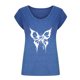 thumbnail image 4 of Camisetas sin mangas con cuello en V de verano para mujer, camisetas de manga corta con estampado de mariposa Retro OAVQHLG3B Store lin121212, 4 of 5
