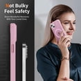 thumbnail image 6 of Allytechgroup iPhone 14 / iPhone 13 Case Magnetic, Compatible with Magsafe Matte Back Cover Military Grade Shockproof Anti-Scratch Slim Fit Phone Case Cover for Apple iPhone 14/ iPhone 13, Pink, 6 of 9