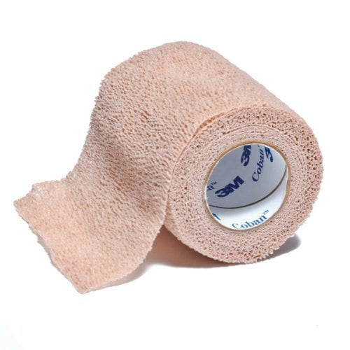 3M Self Adherent Wrap 3M Wrap 2" x 5 yds Tan (6), compression