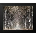 thumbnail image 2 of Anonymous 14x12 Black Modern Framed Museum Art Print Titled - Down The Country Road, 2 of 5