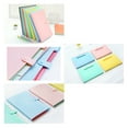 thumbnail image 2 of 5 Pockets Plastic Expanding File Folders A4 Letter Size Snap Closure Accordion Folder Paper Document Organizer Set (Lake Blue), 2 of 3