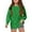 Green, variant on Krdevn Girls Long Sleeve Tops Casual Loose Fit Round Neck Hollow Out Blouse Tee Shirt for Teen Girls Comfortable Breathable Daily Wear,14-16 Years