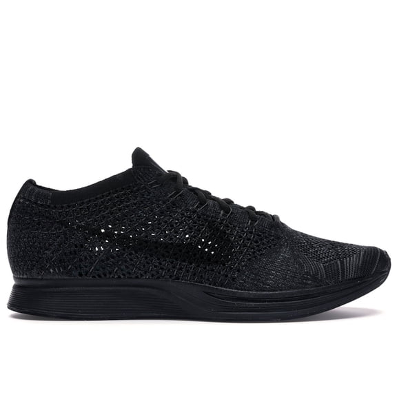 Nike Men's Flyknit Racer Triple Black Running Shoes, from StockX