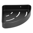 thumbnail image 4 of Estante De Ducha, Estante De Almacenamiento Resistente A Los Arañazos, Ahorro De Espacio, Triangular, Negro, Para Sala De Descanso, Hogar, Cocina, 4 of 7