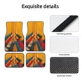 thumbnail image 4 of Fuzoiu Colorful Sweaters And Strings Print Carpet Floor Mats for Car,Car Foot Mat Set,Universal Fit 4 Piece Mat Pad Set,Fits Most Cars Trucks Vans Sedans SUV Auto Carpet Mat Se, 4 of 7