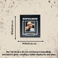 thumbnail image 3 of Encore 163-99 14 x 18 in. The Sopranos Replica Auto Photo Frame, Black, 3 of 7