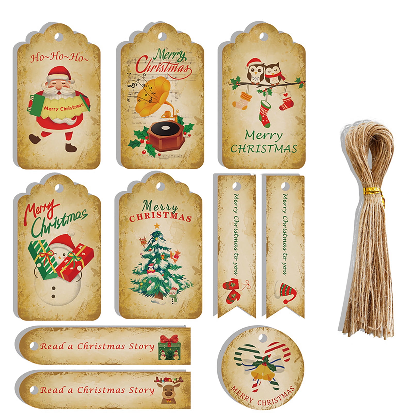 Vintage Gift Tags Graphic by GN Shop · Creative Fabrica