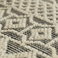 thumbnail image 5 of Handwoven Black and White Textured Wool Flatweave Kilim Rug, 5 of 7