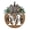 🔥M_Hot#1717, variant on Personalized Last Name Front Door Wreath 12 Inch Round Hanging Sign with Monogram Letter, Year Round Welcome Door Decor for Home, Porch, Wedding, and Housewarming Gifts