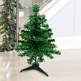 thumbnail image 5 of Table Top Christmas Tree,Pre-Lit Christmas Tree Mini Silver Tinsel Pine Christmas Tree with Stand,Small Xmas Tree for Home, Office, Party Decoration, Indoor,Gifts for Christmas Lovers(Green), 5 of 5