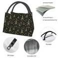 thumbnail image 4 of Yiaed Paris Romantic Print Lunch box lunch bag Portable Insulated Lunch Box for Women Men Cooler Tote Bag with Front Pocket for Work Picnic Travel, 4 of 6