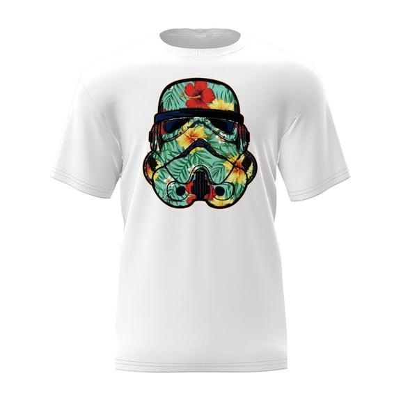 Star Wars Stormtrooper Floral Adult Tee Shirt, XS-2XL (Unisex)