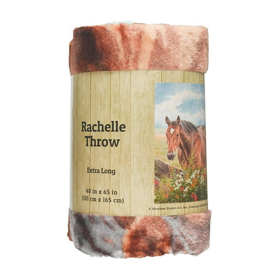 Rachelle Wildlife Throw Wild Horse 40 x 65 in