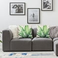thumbnail image 3 of Nawypu  Green Plant Throw Pillow Covers  Decorative Green Succulent Leaves Square Pillow Cases 2pcs Farmhouse Spring Green Plants Cushion Covers for Sofa Couch Home Decoration, 3 of 6