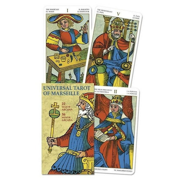 Marseille Tarot Universal Tarot of Marseille, (Hardcover)