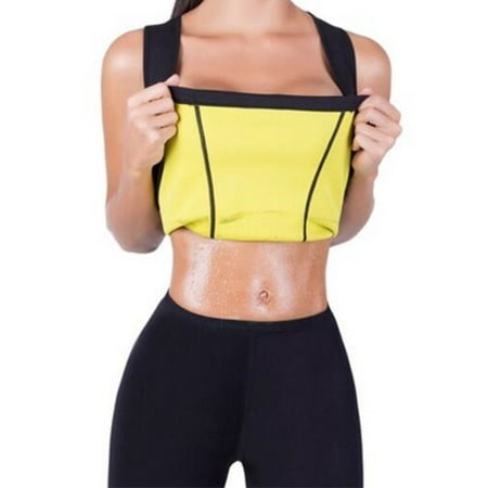 MISS MOLY Neoprene Sportswear Hot Sweat Thermo Yoga Sauna Fat Burner Vest Waist Trimmer Workout (Best Way To Reduce Fat Around Waist)