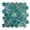 Mar Green, variant on The Tile Life Eterna Hex 4" x 4" Shabby Green Glass Mosaic Tile Sample 1 Piece