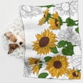 thumbnail image 6 of Pofeuu Plump Sunflower And Sketch Print Puppy Blanket,Dog Blankets,Pet Blanket Cozy Cat Blankets for Indoor Cats, Fuzzy Pet Blanket for Kitten Doggy Dog Blankets-Medium, 6 of 8