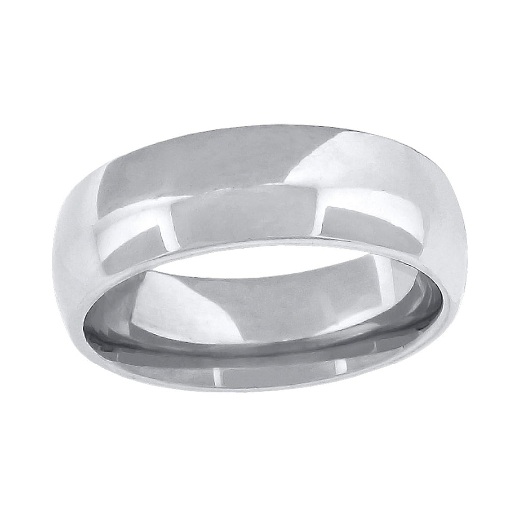 NEW Solid 10k White Gold Men's 6mm Wedding Band Select Ring Size 9 10 12