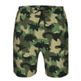 thumbnail image 4 of Disketp Men'S Swim Trunks Hawaiian Breathable Surf Beach Swimsuits Mesh Lining Beach Shorts With Pockets-Black Dinosaur, 4 of 9