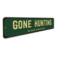 thumbnail image 3 of Gone Hunting Novelty Decor, Metal Wall Sign - 4x18 Inches, 3 of 4