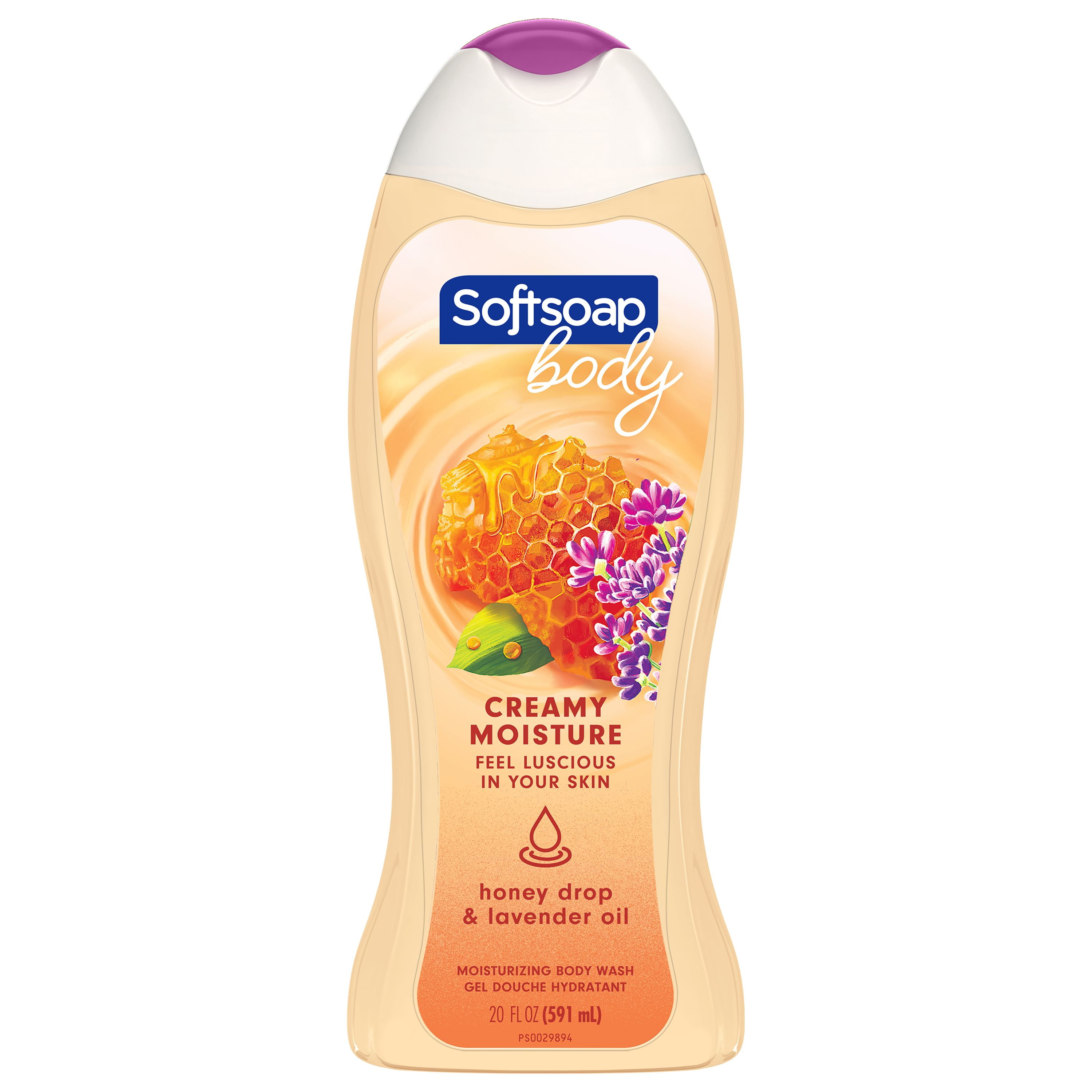 Softsoap Moisturizing Body Wash, Lavender and Honey Crème, 20 Ounce