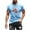 Light Blue, variant on T Shirts for Men Clearance under $5 Short Sleeved Round Neck Casual Printed Shirt