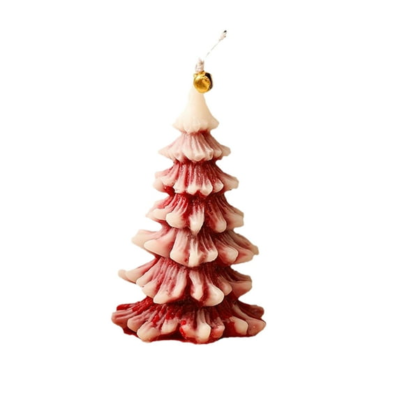 Wadada Christmas Candles Gift, 4.5 inch Scented Decorative Christmas Tree Candles Plant Candles Votive Candles for Christmas Gifts Party Favors Wedding Baby Shower Spa Home Decoration Gifts