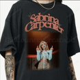 thumbnail image 1 of Sabrina Carpenter World Tour 90s Shirt Retro Oversized Music Tee - Black - M, 1 of 2