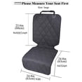 thumbnail image 2 of Alfombrilla antisuciedad para coche para perros Asiento delantero del coche Asiento para mascotas Alfombrilla para acompañante para mascotas, 2 of 5