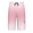 thumbnail image 3 of CONZONE Mens Cargo Shorts Gradient Color Straight Leg Cargo Shorts for Men Lightweight Relaxed Fit Outdoor Workout Shorts With Pockets, 3 of 5