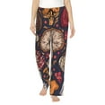 thumbnail image 2 of Kdxio Women's Comfy Stretch Forest Wild MushroomPrint Drawstring Pajama Pants-X-Large, 2 of 9