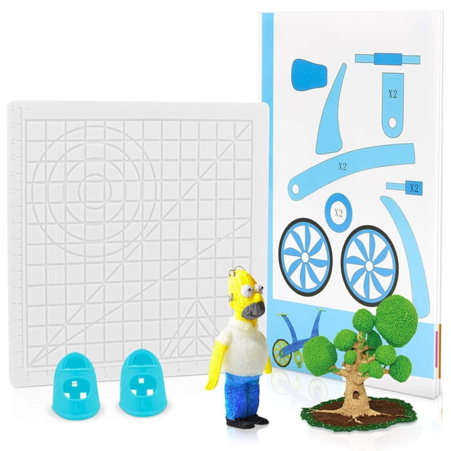 Bolígrafo de impresión 3D, almohadilla de diseño de silicona, almohadilla de plantilla de silicona para dibujo creativo DIY con cubierta anticalor para los dedos