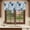 Blue, variant on Boho Purple Flowers Valances for Windows, Decorative Rod Pocket Window Valance Curtains, Spring Floral Botanical Patchwork Vintage Short Curtain Drapes for Living Room, 2 Panels, 42" W x 12" L