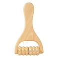 thumbnail image 1 of Rodillo masajeador de madera Masaje portátil para piernas, brazos y pies, 1 of 7