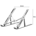 thumbnail image 3 of Soporte plegable para portátil y tableta, aleación de aluminio, ajustable, 3 of 3