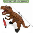 thumbnail image 2 of Big Dinosaur Toys for Toddlers-28 inches Tyrannosaurus Rex Dinosaur Figures, Jumbo Realistic Dinosaur Toys for Boys Girls Gift, Kids Ages 1 2 3 4 5 6 7 8 9 (Khaki), 2 of 7