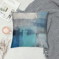 thumbnail image 2 of JEUXUS Turquoise Grey Body Pillow Cover Teal Modern Abstract Art Painting Cushion Long Pillowcase with Zipper Gray Blue Artwork Pillow Covers Decorative Soft Large Bedding Pillow Cases for Beddroom, 2 of 5